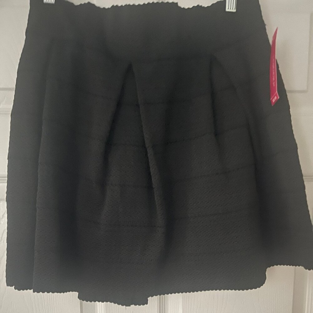 Target cupcake black textured mini flared skirt, - size XL